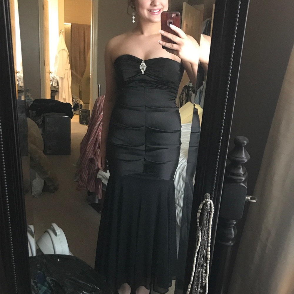 Black formal dress